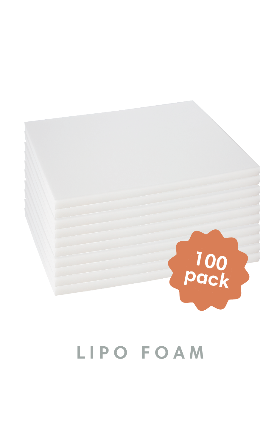 Lipo Foam Sheets – Box of 100 (LPF100)