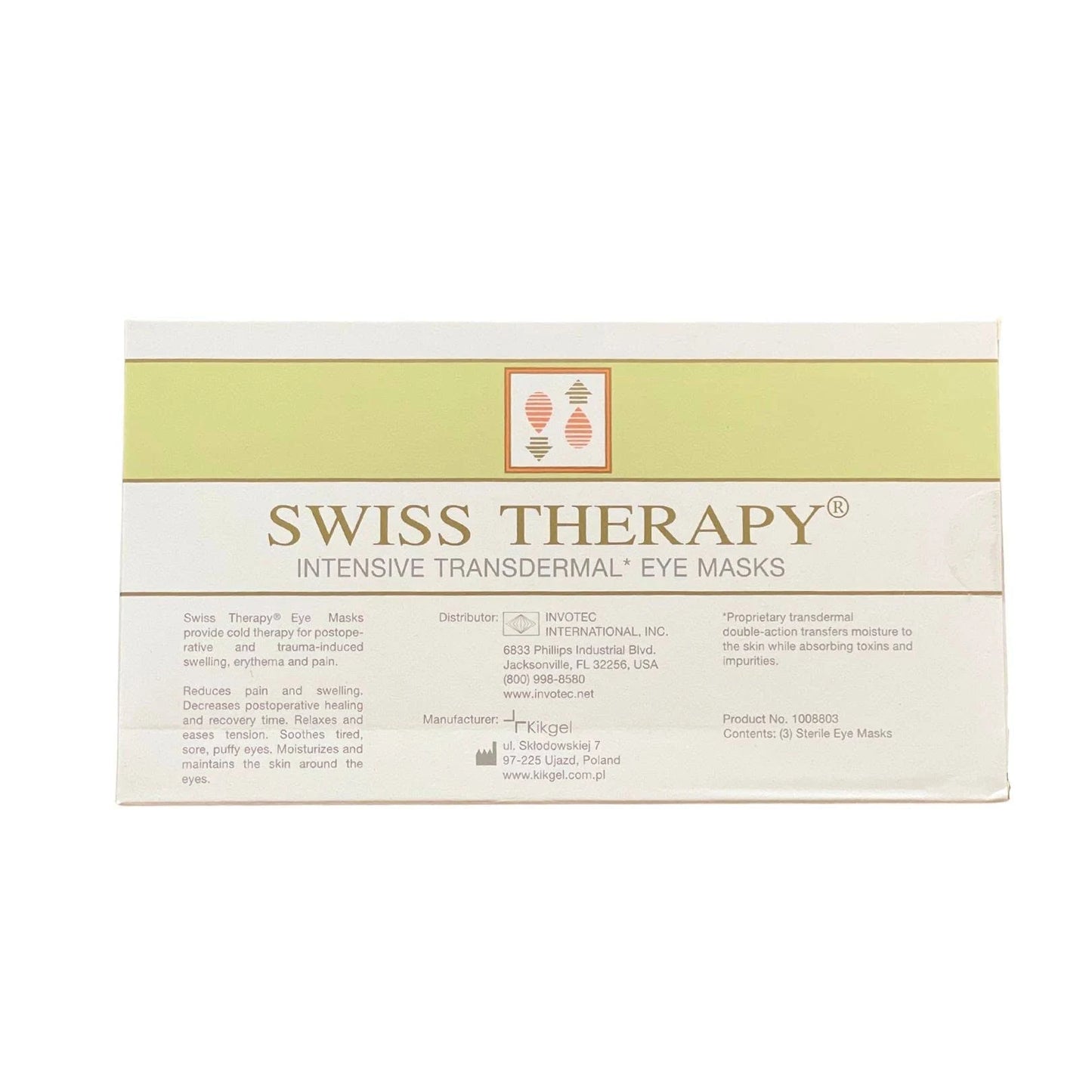 Swiss Therapy Eye Mask - Pack of 3 (10-08813)
