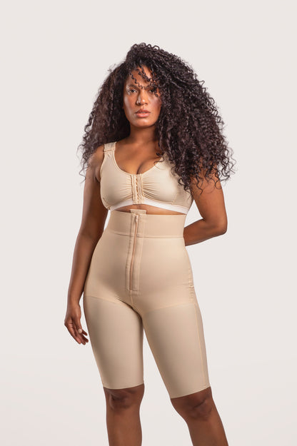 GluteLifting Mid-Thigh High Waist Girdle w/Zipper (BE09)