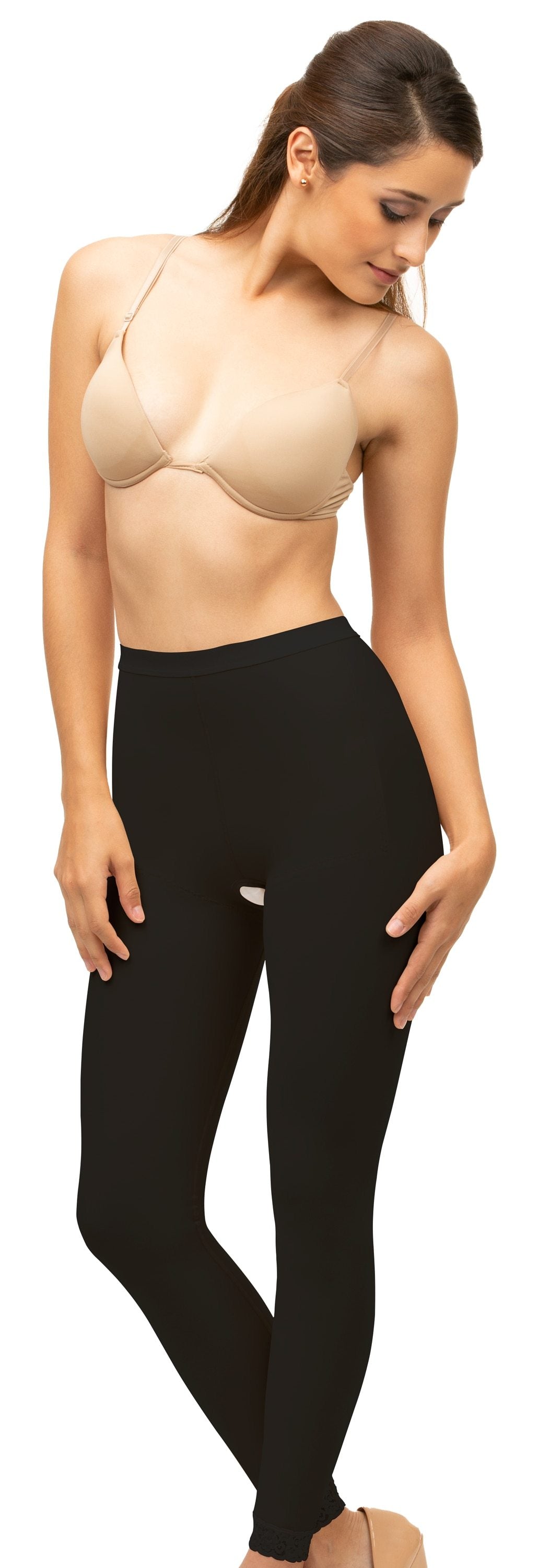 Pull On Mid Waist Girdle with Leg (GR12, GR14, GR16)
