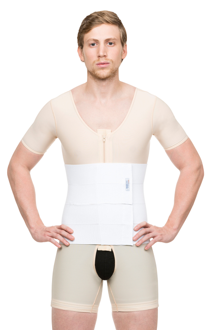 12" Abdominal Plastic Surgery - Liposuction With 2 Split Panels (Unisex) (AB04)