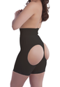 Zippered Buttocks Enhancing Girdle with Suspenders (BE05)