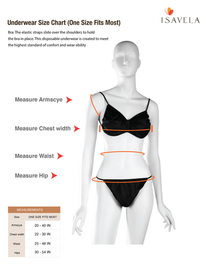 25 Pack - Single Use Bra (DB01)
