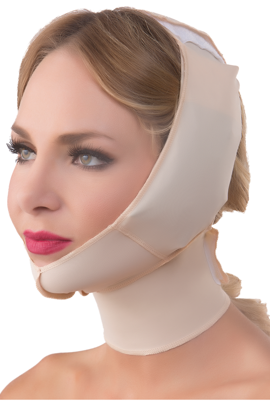 Chin Strap with Neck Support and Insert Pockets (FA04)