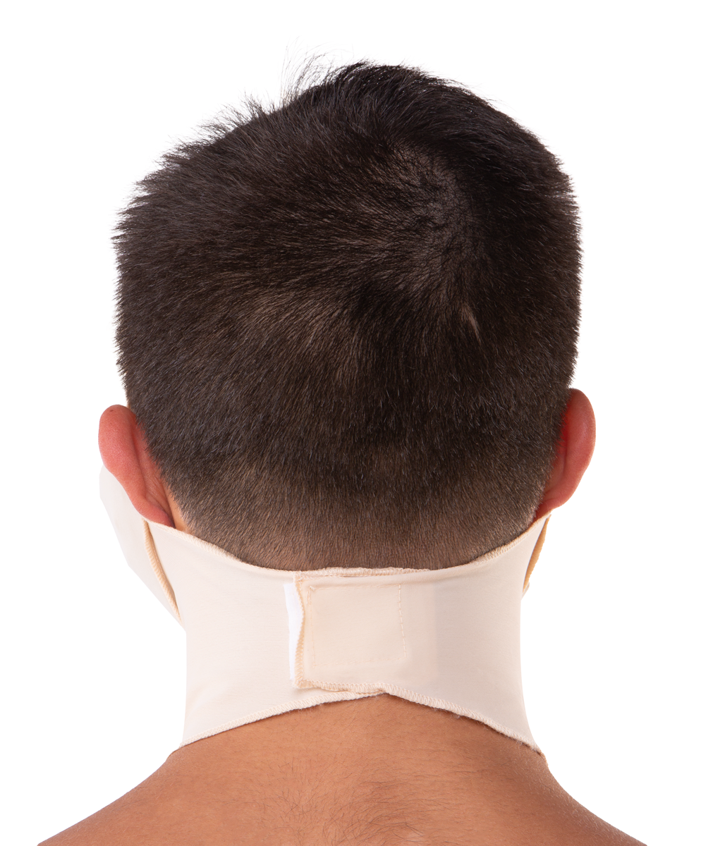 Chin Strap with Neck Support and Insert Pockets (FA04)