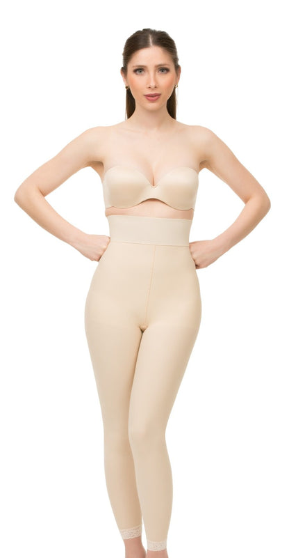 Pull On High Waisted Girdle with Leg (GR04, GR06, GR08)