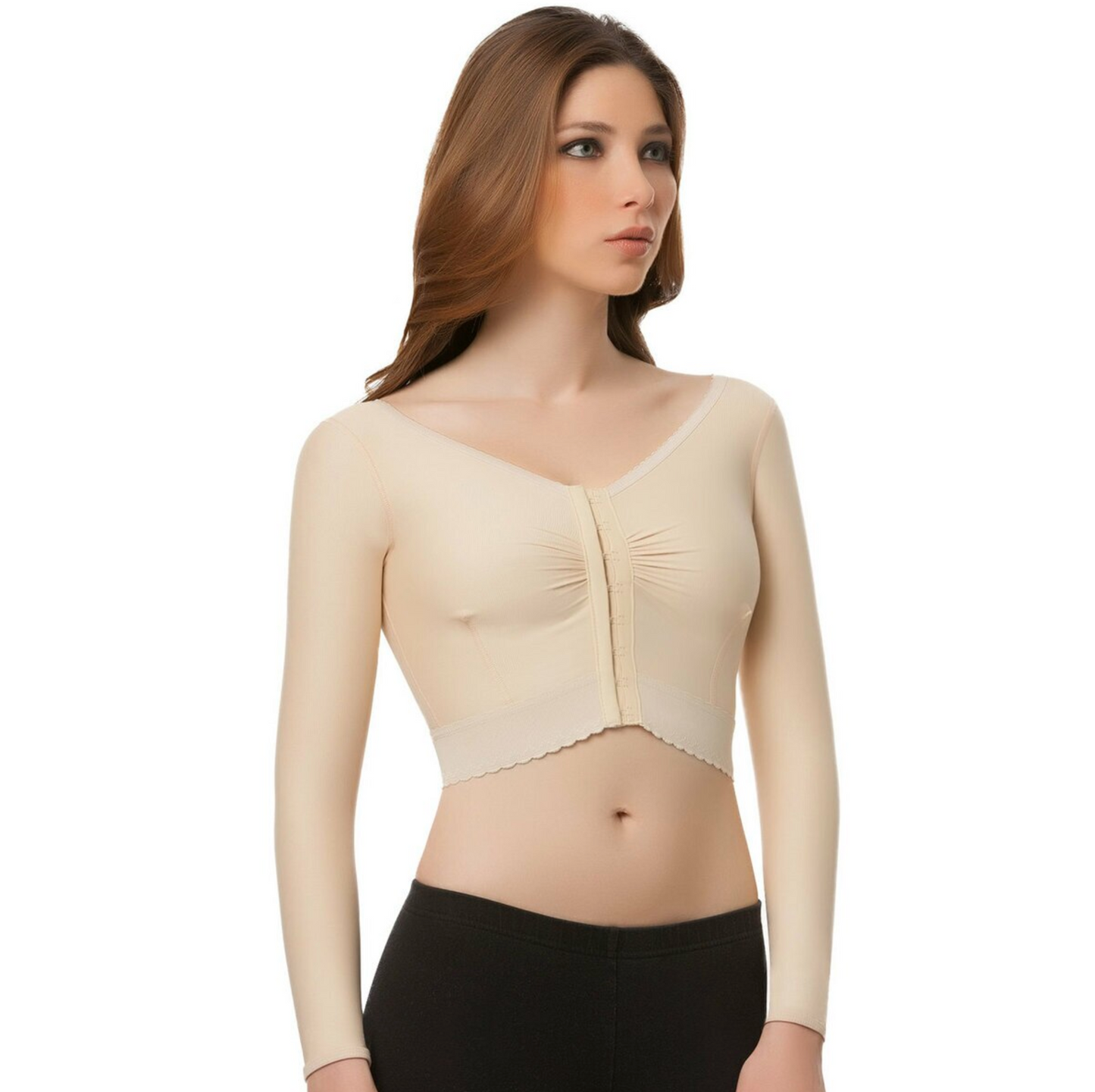 Cropped Bolero Vest with Sleeves (VS02)
