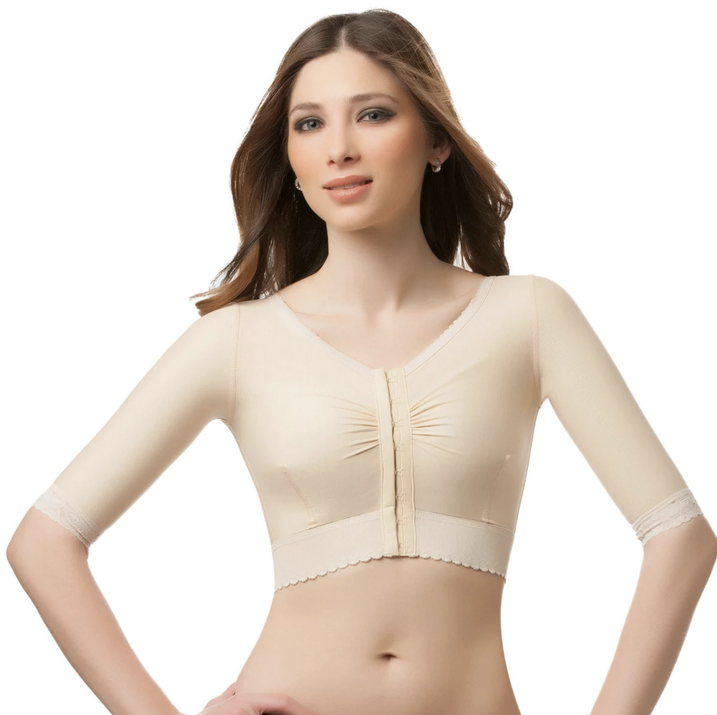 Cropped Bolero Vest with Sleeves (VS02)