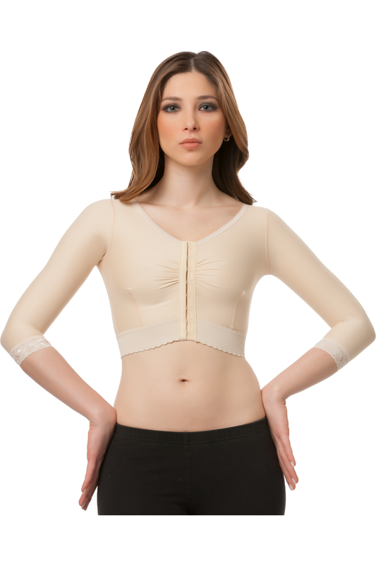 Cropped Bolero Vest with Sleeves (VS02)