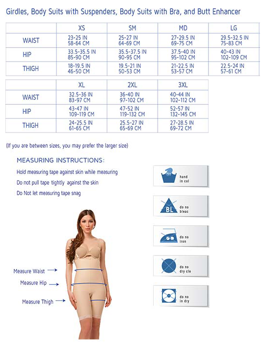 Pull On, Knee Length, Closed Buttocks Enhancing Girdle (BE10-BK)